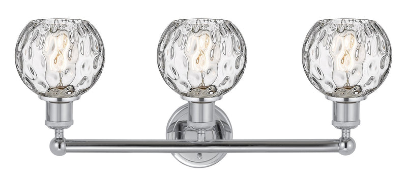Innovations 616-3W-PC-G1215-6 Three Light Bath Vanity, Polished Chrome