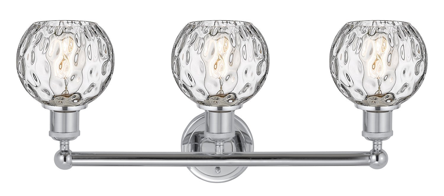 Innovations 616-3W-PC-G1215-6 Three Light Bath Vanity, Polished Chrome