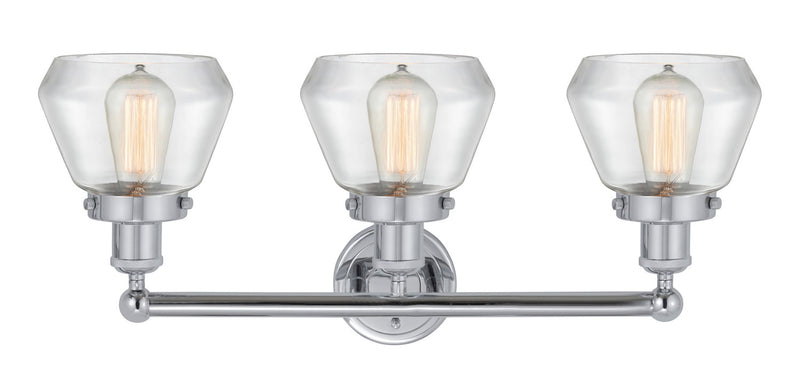 Innovations 616-3W-PC-G172 Three Light Bath Vanity, Polished Chrome