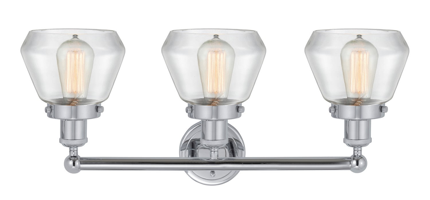 Innovations 616-3W-PC-G172 Three Light Bath Vanity, Polished Chrome