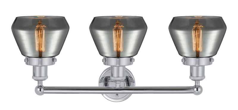 Innovations 616-3W-PC-G173 Three Light Bath Vanity, Polished Chrome