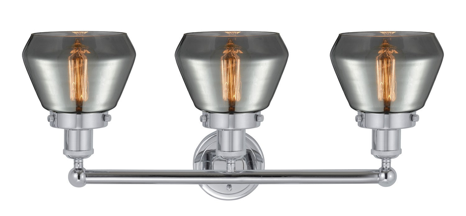 Innovations 616-3W-PC-G173 Three Light Bath Vanity, Polished Chrome