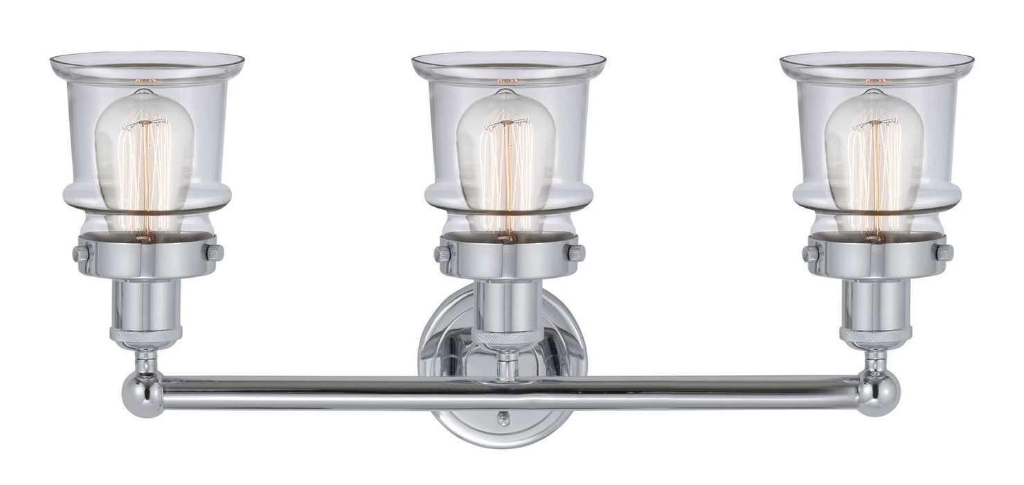 Innovations 616-3W-PC-G182S Three Light Bath Vanity, Polished Chrome