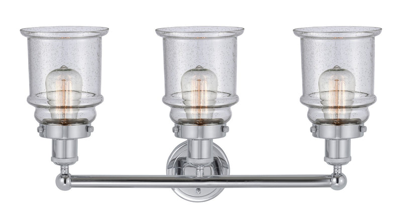 Innovations 616-3W-PC-G184 Three Light Bath Vanity, Polished Chrome