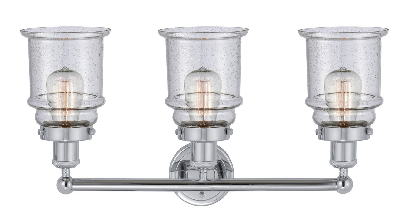 Innovations 616-3W-PC-G184 Three Light Bath Vanity, Polished Chrome
