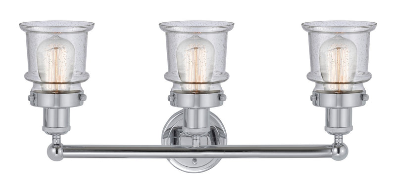 Innovations 616-3W-PC-G184S Three Light Bath Vanity, Polished Chrome