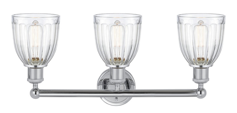 Innovations 616-3W-PC-G442 Three Light Bath Vanity, Polished Chrome