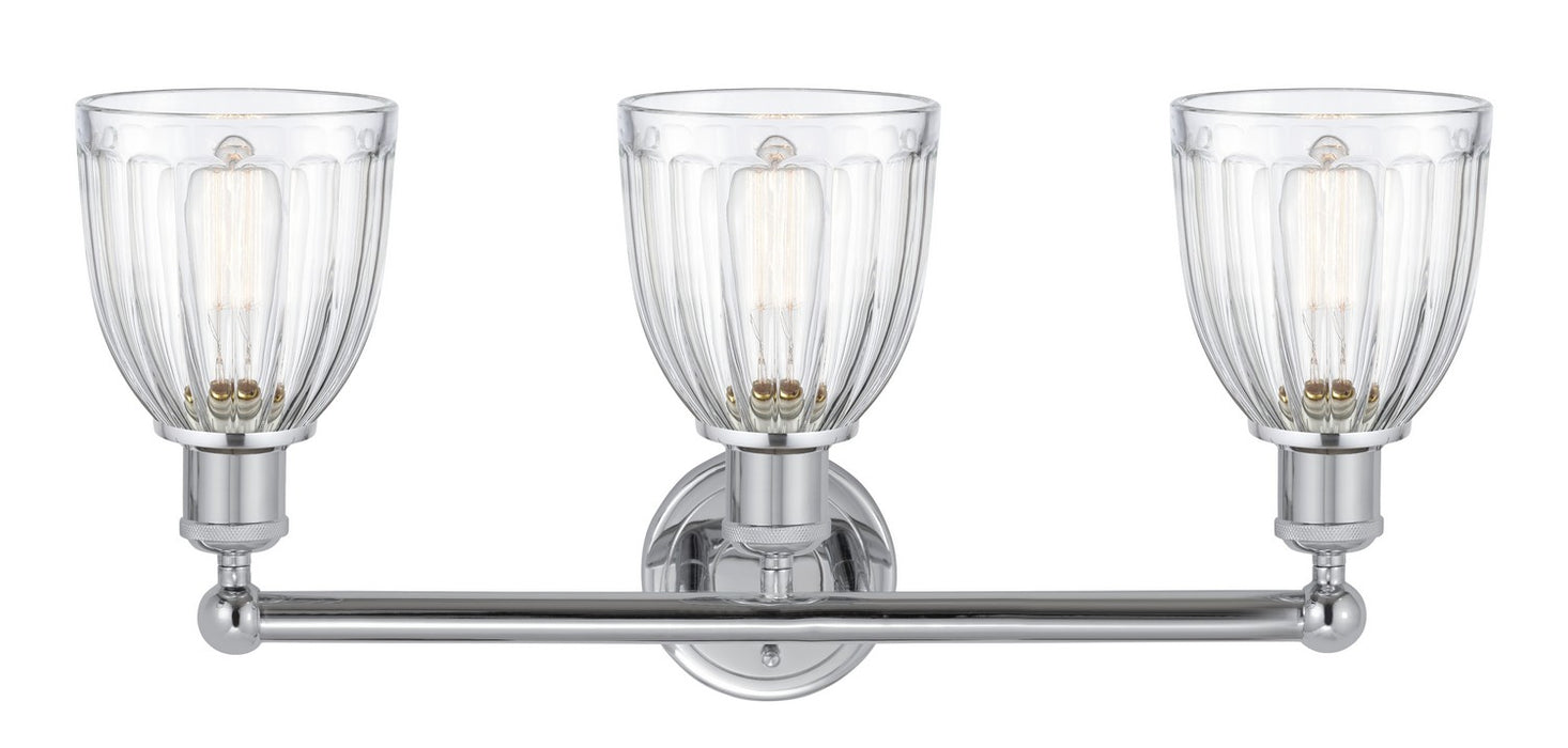 Innovations 616-3W-PC-G442 Three Light Bath Vanity, Polished Chrome