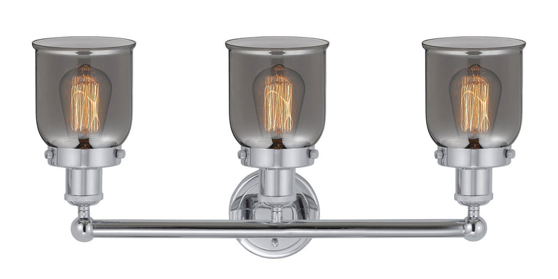 Innovations 616-3W-PC-G53 Three Light Bath Vanity, Polished Chrome