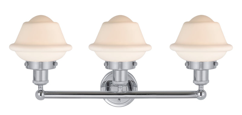Innovations 616-3W-PC-G531 Three Light Bath Vanity, Polished Chrome