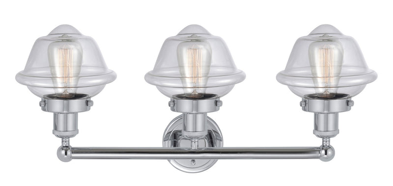 Innovations 616-3W-PC-G532 Three Light Bath Vanity, Polished Chrome