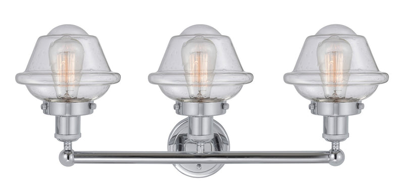 Innovations 616-3W-PC-G534 Three Light Bath Vanity, Polished Chrome
