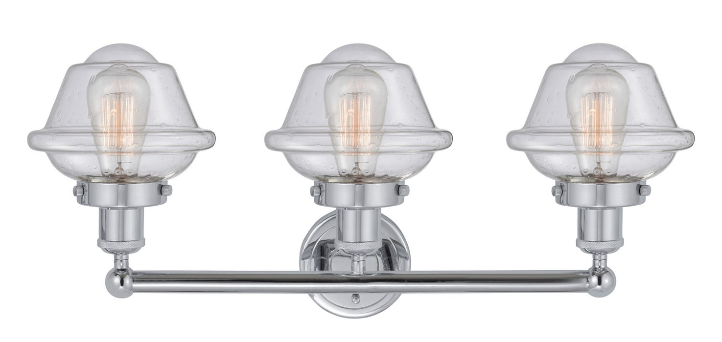 Innovations 616-3W-PC-G534 Three Light Bath Vanity, Polished Chrome