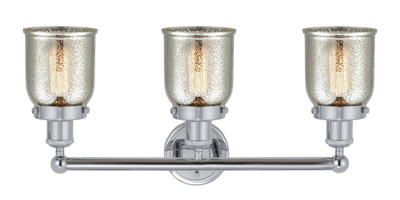 Innovations 616-3W-PC-G58 Three Light Bath Vanity, Polished Chrome