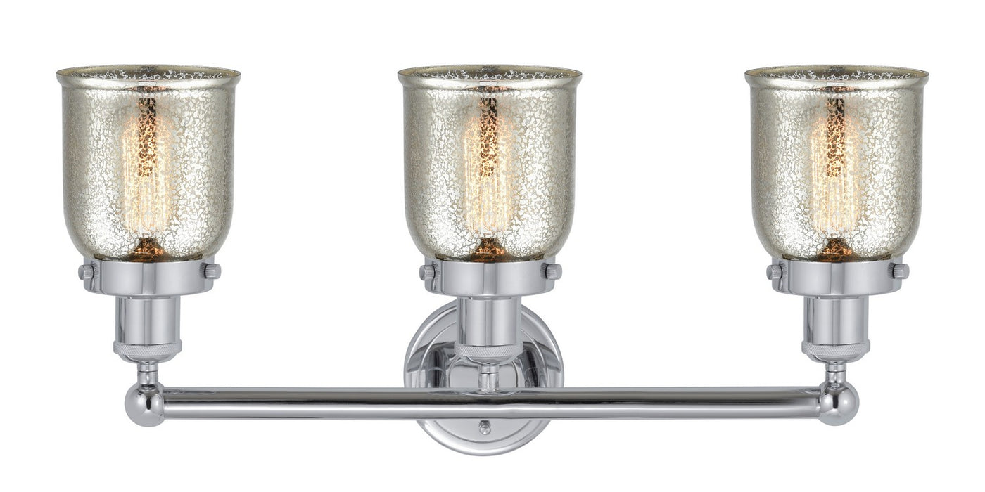 Innovations 616-3W-PC-G58 Three Light Bath Vanity, Polished Chrome