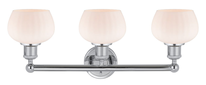 Innovations 616-3W-PC-G91 Three Light Bath Vanity, Polished Chrome