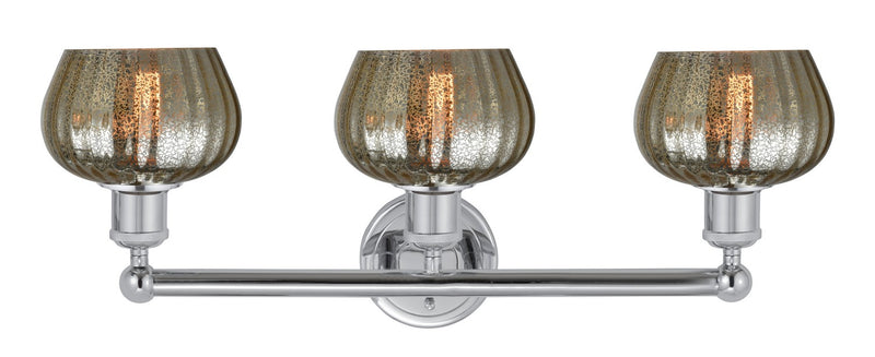 Innovations 616-3W-PC-G96 Three Light Bath Vanity, Polished Chrome