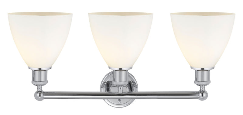Innovations 616-3W-PC-GBD-751 Three Light Bath Vanity, Polished Chrome