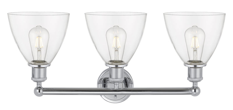 Innovations 616-3W-PC-GBD-752 Three Light Bath Vanity, Polished Chrome