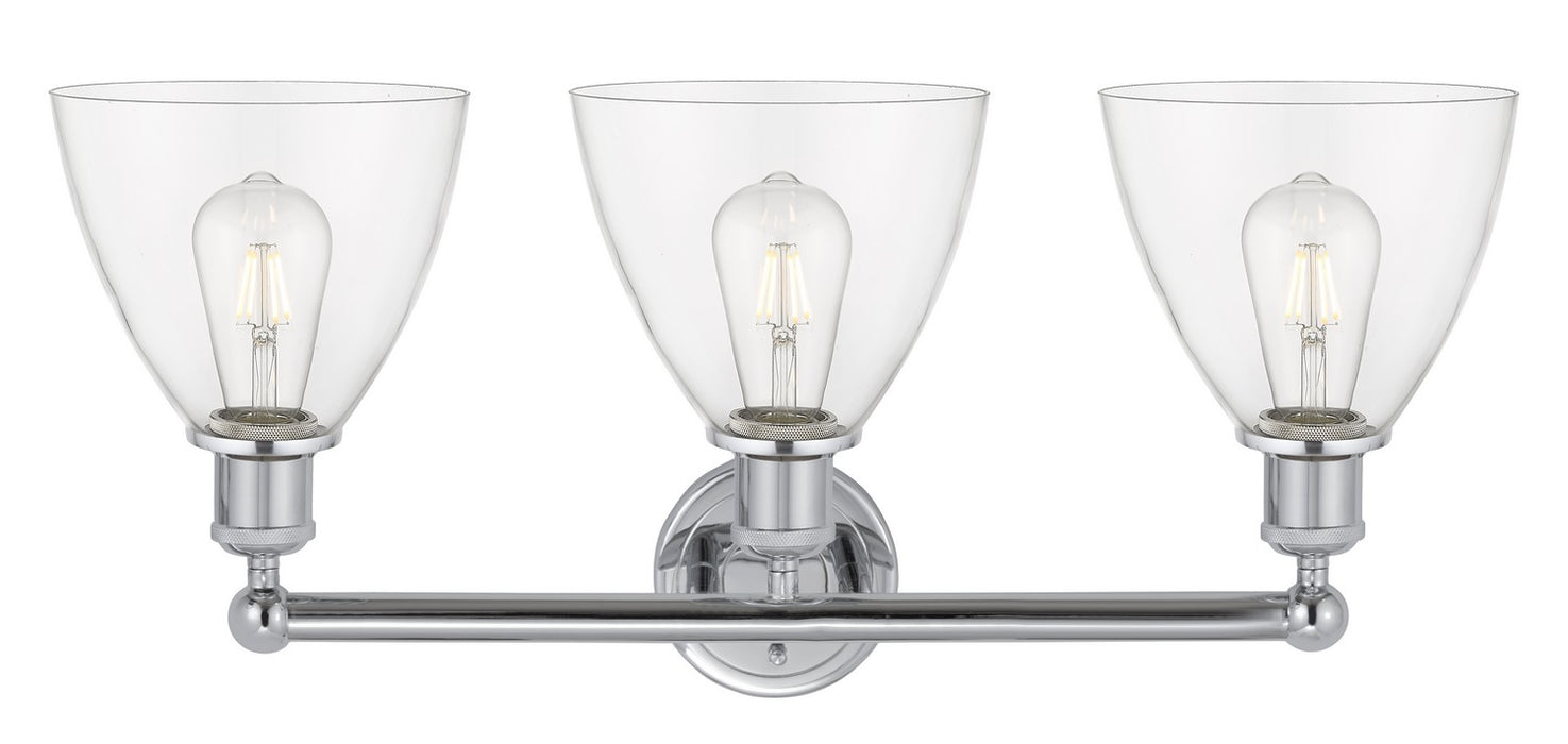 Innovations 616-3W-PC-GBD-752 Three Light Bath Vanity, Polished Chrome