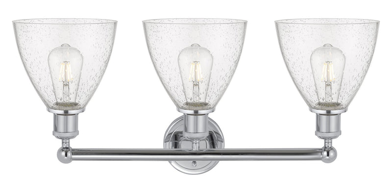 Innovations 616-3W-PC-GBD-754 Three Light Bath Vanity, Polished Chrome