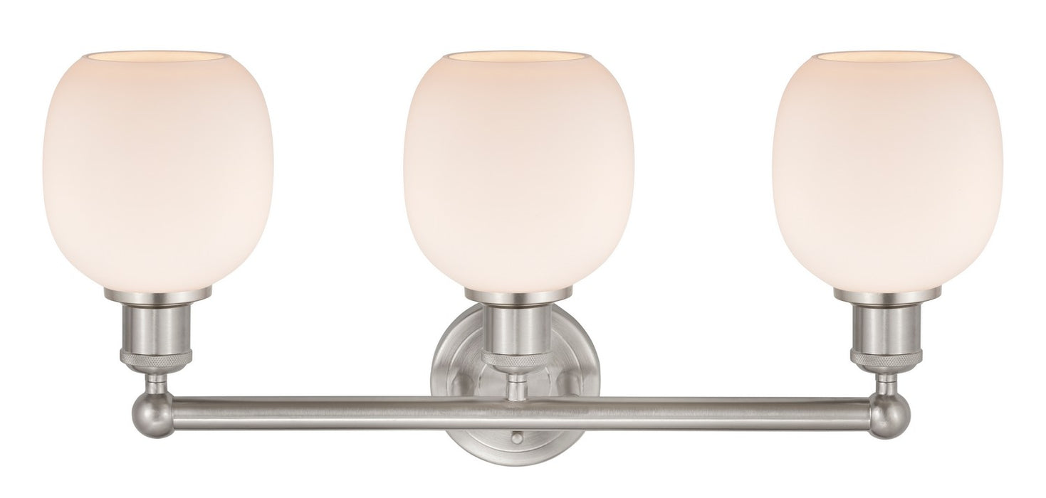 Innovations 616-3W-SN-G101 Three Light Bath Vanity, Brushed Satin Nickel
