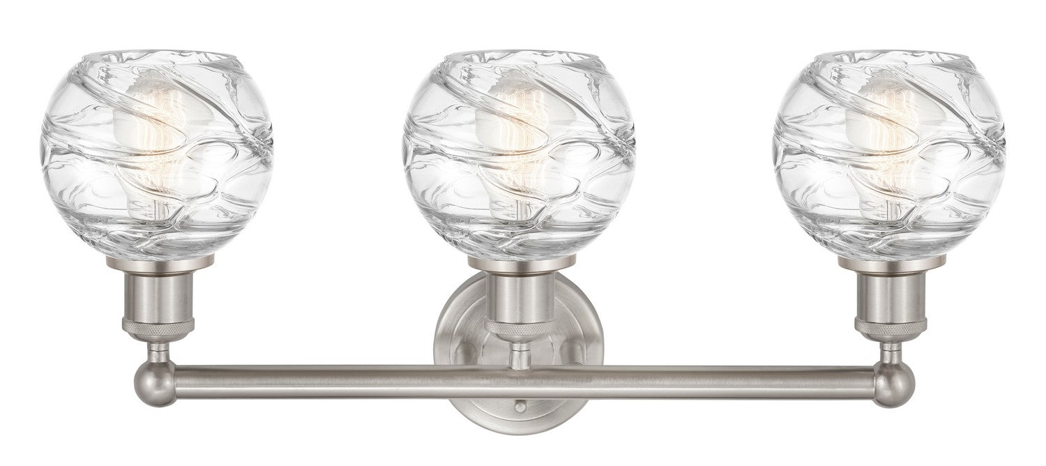 Innovations 616-3W-SN-G1213-6 Three Light Bath Vanity, Brushed Satin Nickel