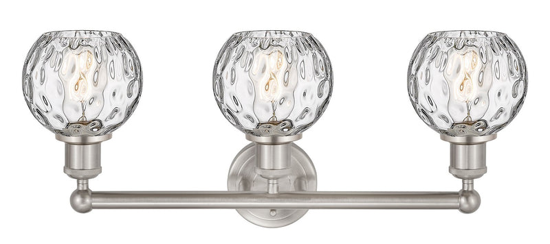 Innovations 616-3W-SN-G1215-6 Three Light Bath Vanity, Brushed Satin Nickel