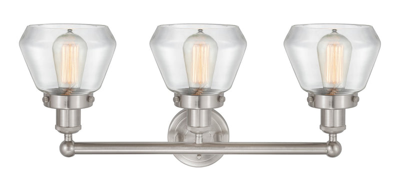 Innovations 616-3W-SN-G172 Three Light Bath Vanity, Brushed Satin Nickel