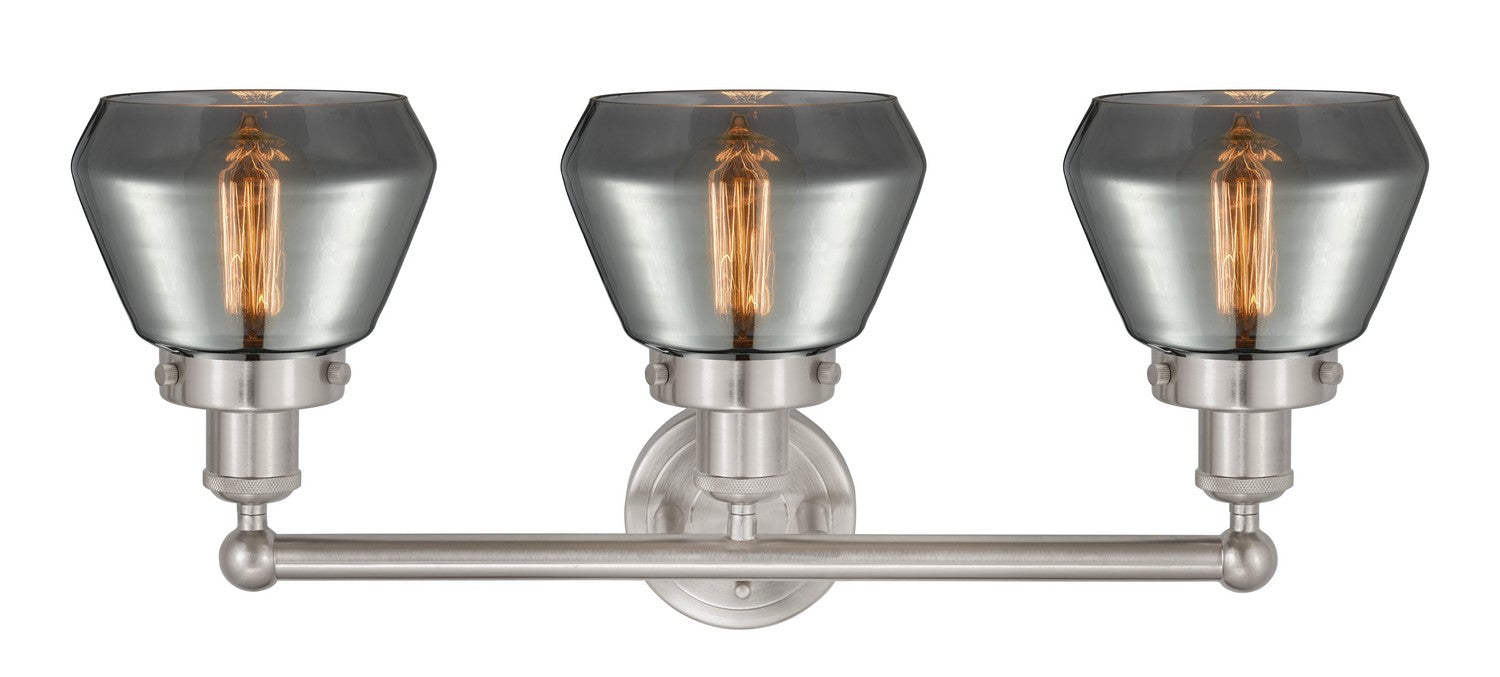 Innovations 616-3W-SN-G173 Three Light Bath Vanity, Brushed Satin Nickel