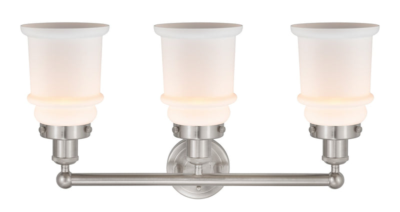 Innovations 616-3W-SN-G181 Three Light Bath Vanity, Brushed Satin Nickel
