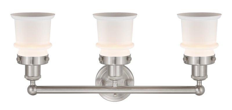 Innovations 616-3W-SN-G181S Three Light Bath Vanity, Brushed Satin Nickel