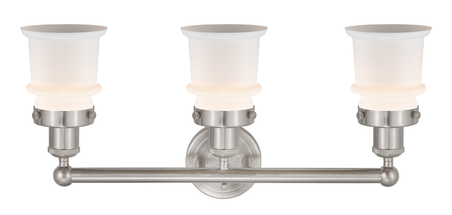 Innovations 616-3W-SN-G181S Three Light Bath Vanity, Brushed Satin Nickel