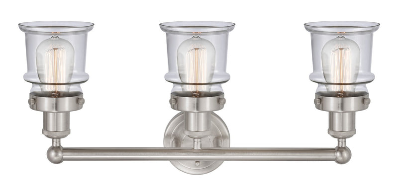Innovations 616-3W-SN-G182S Three Light Bath Vanity, Brushed Satin Nickel