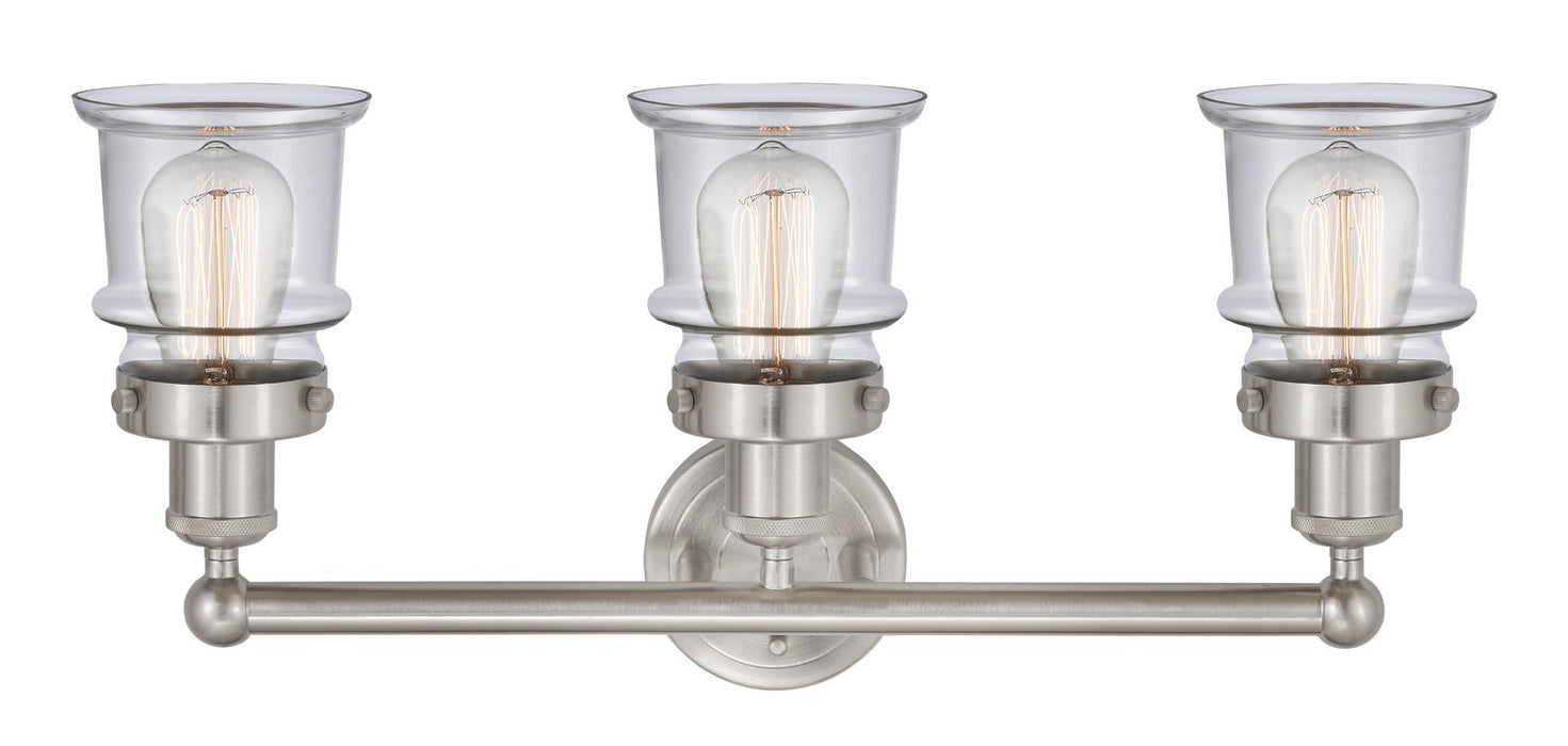 Innovations 616-3W-SN-G182S Three Light Bath Vanity, Brushed Satin Nickel