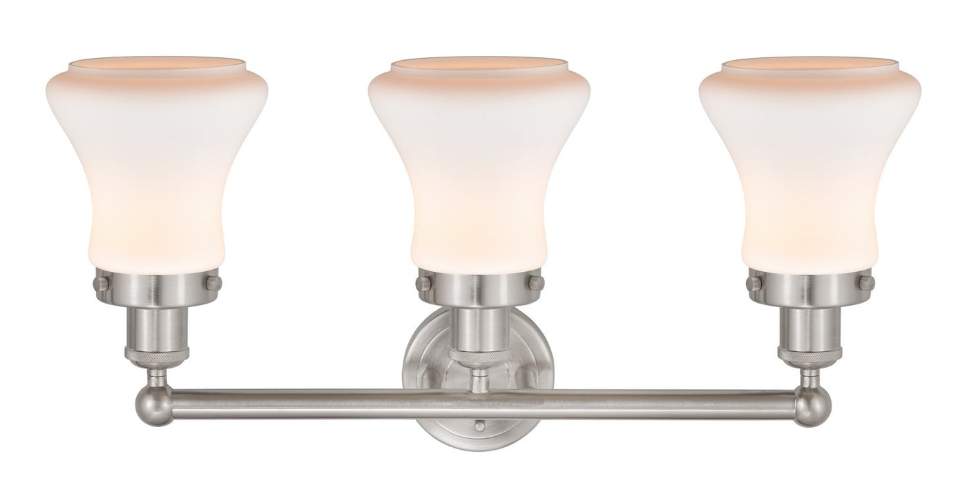 Innovations 616-3W-SN-G191 Three Light Bath Vanity, Brushed Satin Nickel