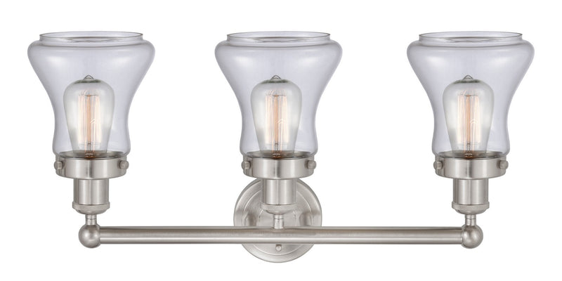 Innovations 616-3W-SN-G192 Three Light Bath Vanity, Brushed Satin Nickel