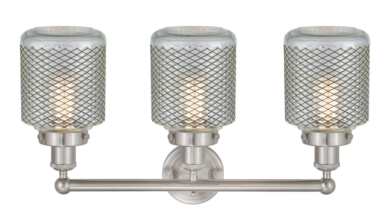 Innovations 616-3W-SN-G262 Three Light Bath Vanity, Brushed Satin Nickel