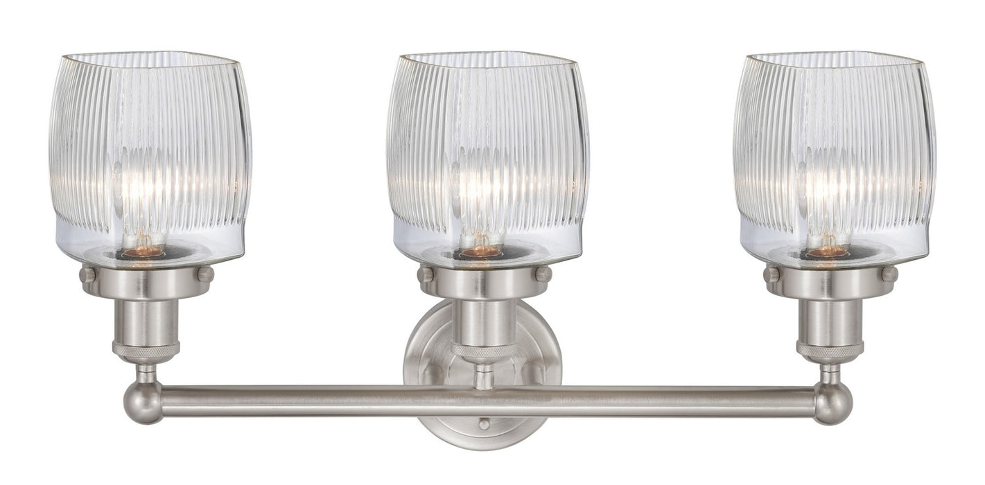 Innovations 616-3W-SN-G302 Three Light Bath Vanity, Brushed Satin Nickel