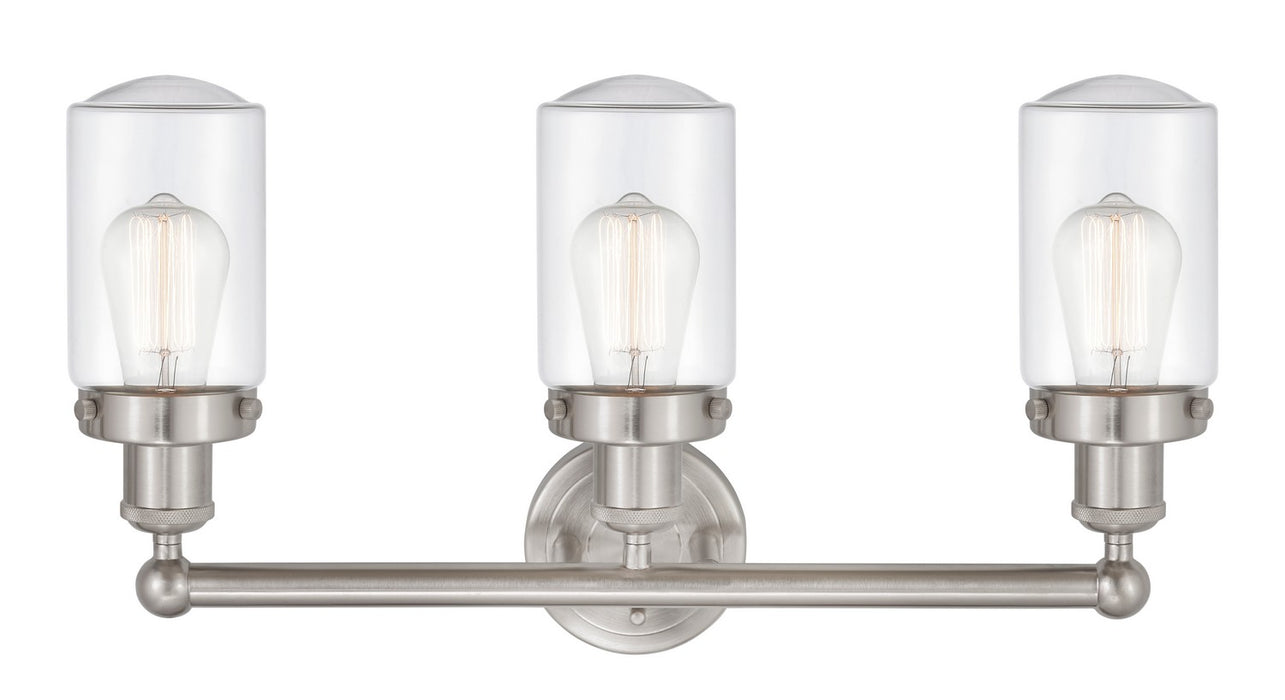 Innovations 616-3W-SN-G312 Three Light Bath Vanity, Brushed Satin Nickel