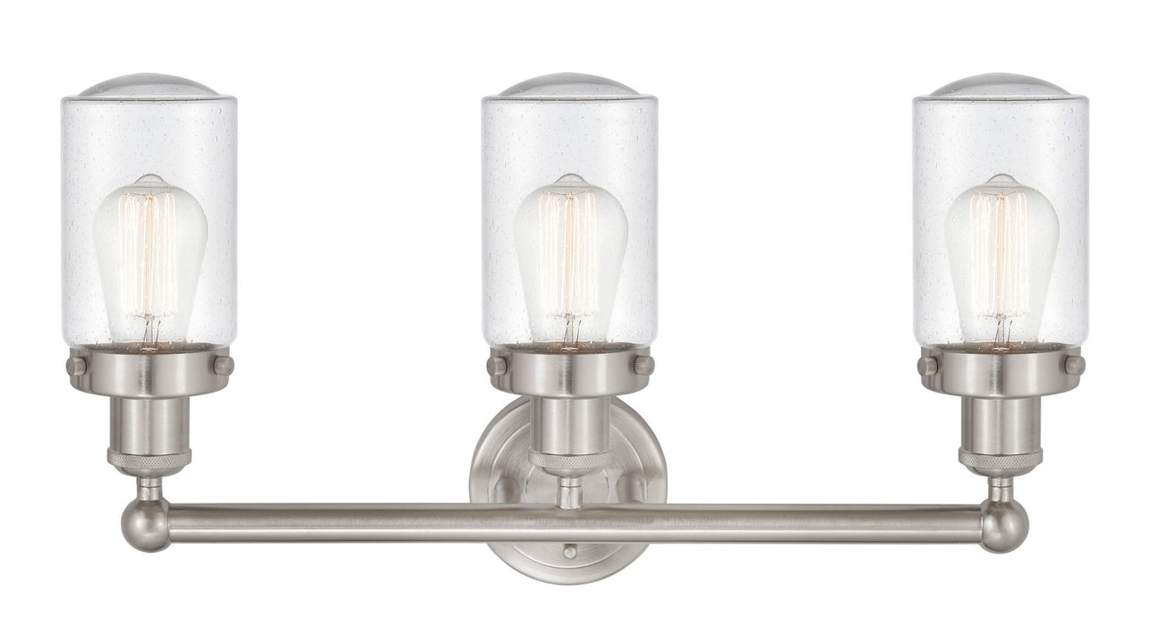 Innovations 616-3W-SN-G314 Three Light Bath Vanity, Brushed Satin Nickel