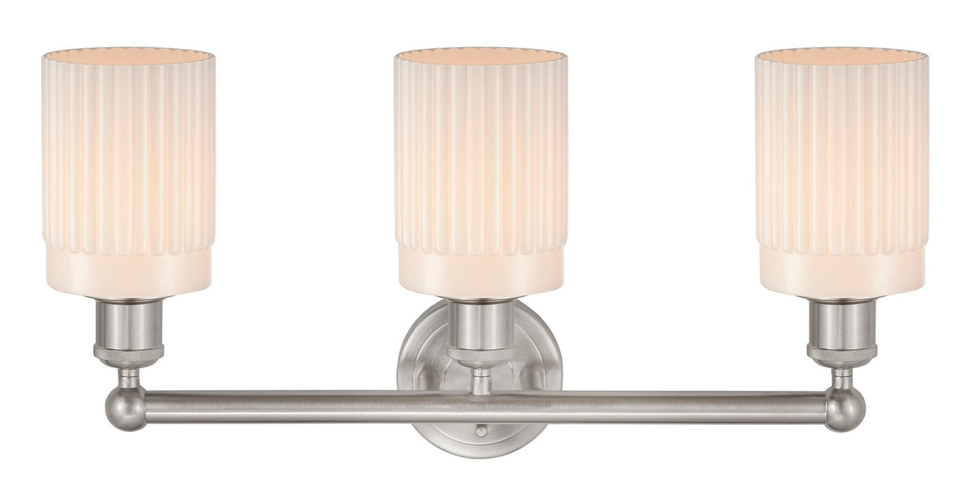Innovations 616-3W-SN-G341 Three Light Bath Vanity, Brushed Satin Nickel
