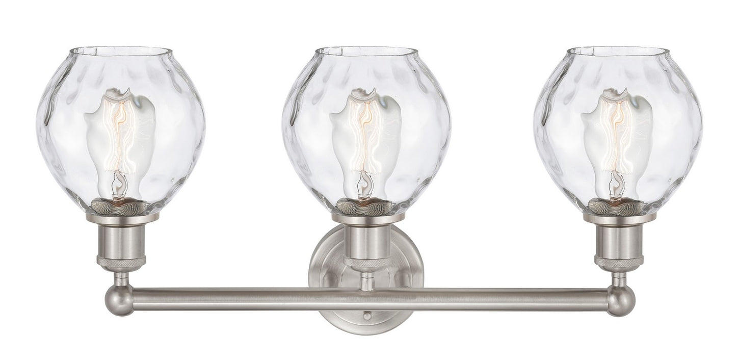 Innovations 616-3W-SN-G362 Three Light Bath Vanity, Brushed Satin Nickel