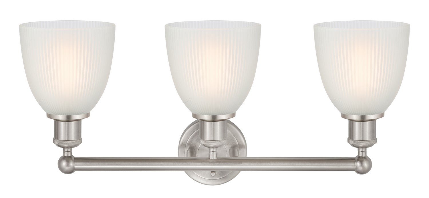 Innovations 616-3W-SN-G381 Three Light Bath Vanity, Brushed Satin Nickel