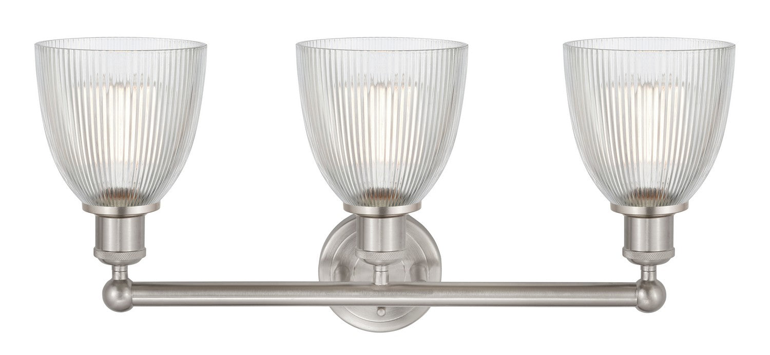 Innovations 616-3W-SN-G382 Three Light Bath Vanity, Brushed Satin Nickel