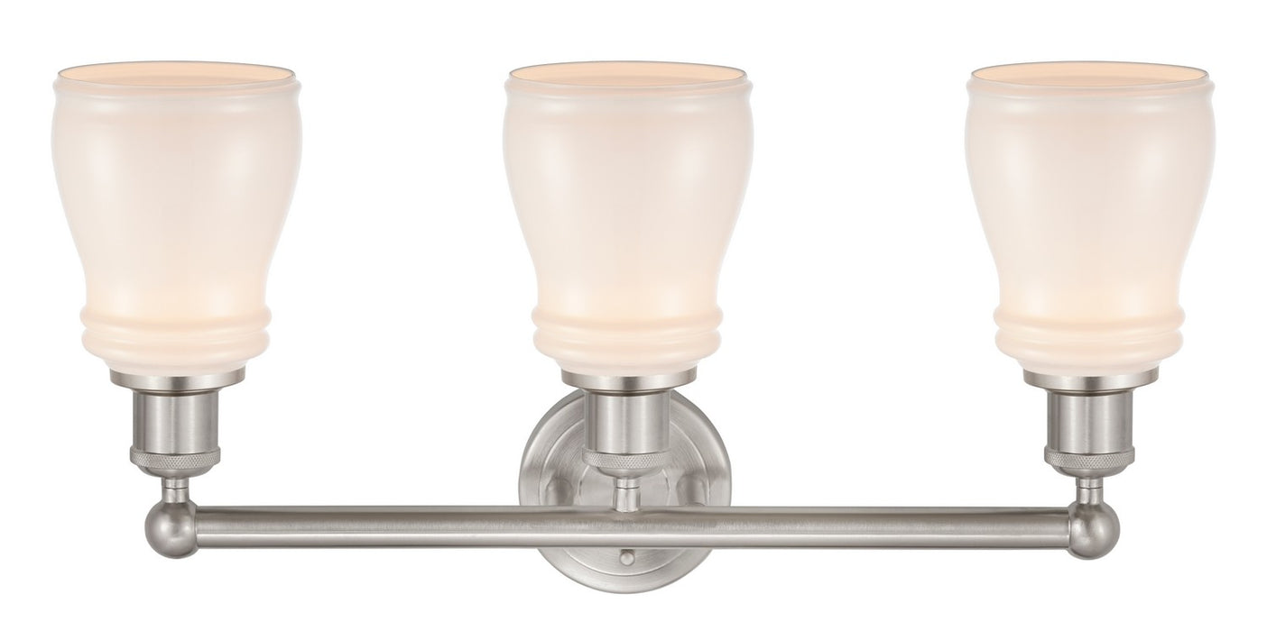 Innovations 616-3W-SN-G391 Three Light Bath Vanity, Brushed Satin Nickel
