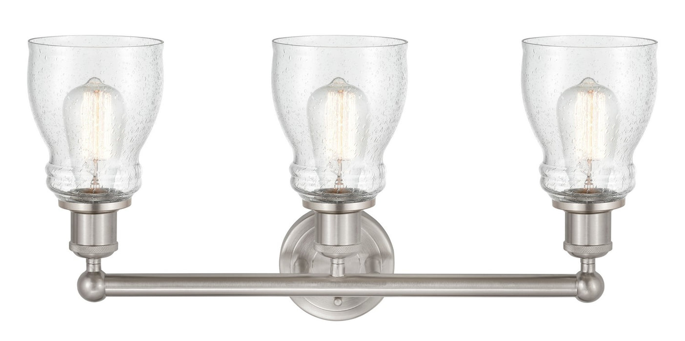 Innovations 616-3W-SN-G394 Three Light Bath Vanity, Brushed Satin Nickel