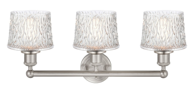 Innovations 616-3W-SN-G402 Three Light Bath Vanity, Brushed Satin Nickel