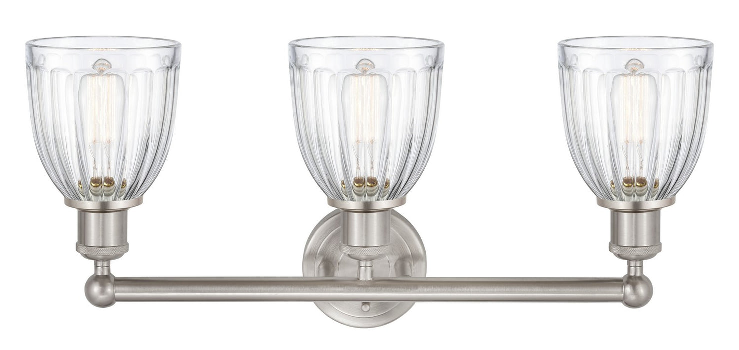 Innovations 616-3W-SN-G442 Three Light Bath Vanity, Brushed Satin Nickel