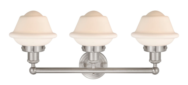 Innovations 616-3W-SN-G531 Three Light Bath Vanity, Brushed Satin Nickel